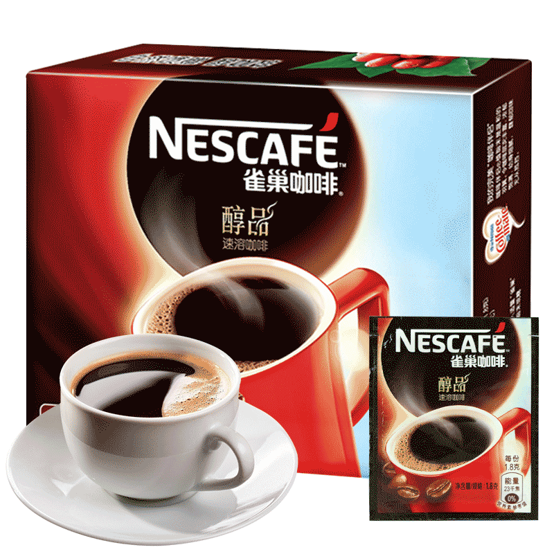 Nestlé 雀巢 醇品 速溶黑咖啡粉48包 86.4g