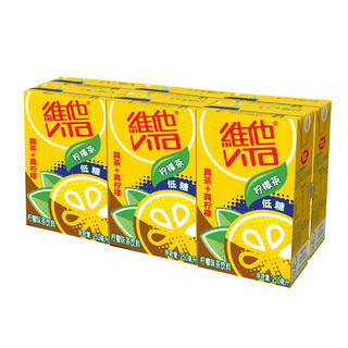 88VIP：vitasoy 维他奶 维他低糖柠檬茶250ml*6盒饮料饮品真茶真柠檬囤货聚餐饮料