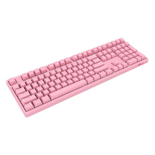 Akko 艾酷 3108 108键 有线机械键盘 正刻 樱花粉 Cherry青轴 无光