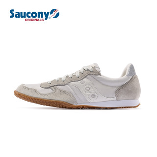 Saucony索康尼Bullet男经典时尚轻便复古鞋舒适休闲鞋正品男鞋（41、灰-206）