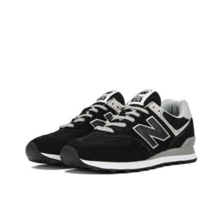 new balance 574系列 中性跑鞋 ML574EGK 黑色 41.5