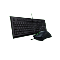 RAZER 雷蛇 萨诺狼蛛标准版键盘+蝰蛇2000鼠标 有线键鼠套装  黑色