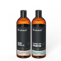 Stockwell 克威尔 男士积雪草祛痘洗沐套装 (祛痘沐浴露480ml+去屑洗发水480ml)