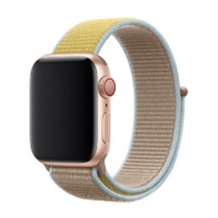 Apple 苹果 Watch Series 5 GPS款 智能手表 40mm 金色铝金属表壳 驼色回环式运动表带 (GPS)