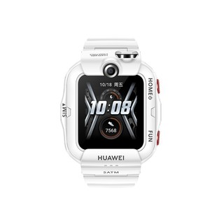 huawei 华为 4x 儿童智能手表 36mm 冰川白tpu表带(gps,北斗,nfc)