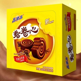 colacao 高樂高 高乐高 巧克力牛奶口味卷卷心蛋糕零食儿时怀旧点心24枚