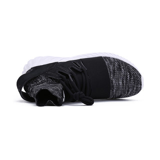 【直营】Adidas阿迪达斯进口TUBULAR DOOM PK小椰子鞋男女运动鞋（37、黑色）