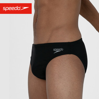 Speedo/速比涛男子三角泳裤有效贴合舒适修身三角泳裤水陆两用（30、蓝色）