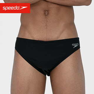 Speedo/速比涛男子三角泳裤有效贴合舒适修身三角泳裤水陆两用（32、蓝色）