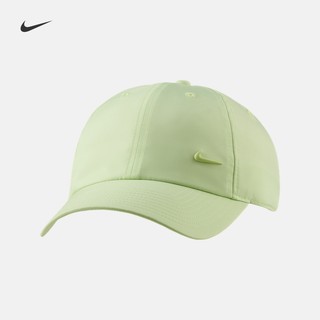 Nike 耐克官方NIKE SPORTSWEAR HERITAGE 86 运动帽情侣 943092（均码、451黑曜石色/(金属银)）