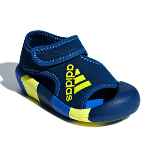 adidas 阿迪达斯 AltaVenture I 儿童凉鞋 D97199 传奇海洋蓝/亮黄 23.5(135mm)