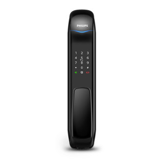 PHILIPS 飞利浦 9000系列 9100 全自动推拉式指纹锁 曜石黑 蓝牙版