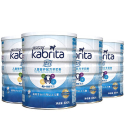 Kabrita 佳贝艾特 佳贝艾特儿童成长营养羊奶粉 4段 800克/罐*4罐 3-12岁 荷兰原罐进口