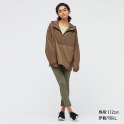 UNIQLO 优衣库 优衣库瞬间防晒 男女装便携式防紫外线半开领连帽外套(3D)435624