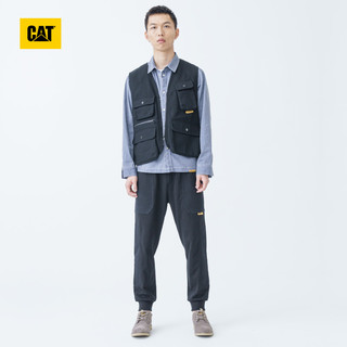 CAT 卡特 口袋设计罗纹收口长裤 CJ1KPPD6031 绿色 L