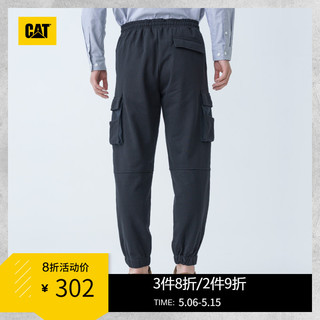 CAT 卡特 口袋设计舒适休闲长裤 CJ1KPPD6051 黑色 S