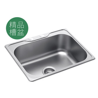 法恩莎卫浴旗舰不锈钢加厚厨房洗碗池单个水槽洗菜盆洗碗池FGP812（*FGP812单水槽不含龙头）