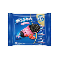 88VIP：OREO 奥利奥 夹心草莓味独立装休闲零食网红食品349g*1袋12包