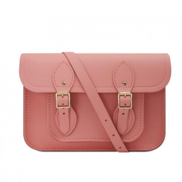 The Cambridge Satchel Company 女士纯手工斜挎包 玫粉色