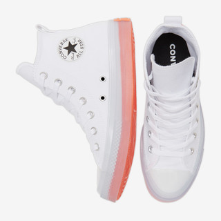 匡威 converse Chuck Taylor All Star CX新款透明底高帮男女休闲鞋  167808C 蓝色 35