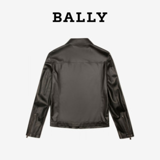 Bally/巴利新款M2PE049L-1S118男士黑色皮革外套6235821（46、黑色）