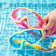 361度 儿童泳镜男女童防水防雾高清专业泳帽套装备大框潜水游泳眼镜
