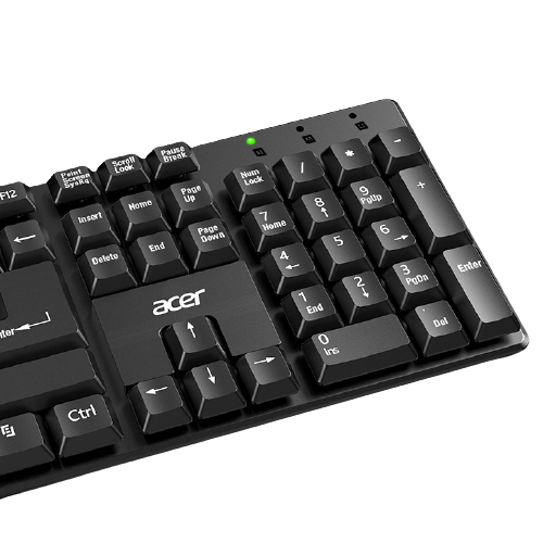 K212B 104键 有线薄膜键盘 黑色 无光