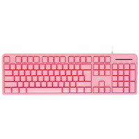 acer 宏碁 K-212P 104键 有线薄膜键盘 粉色 无光