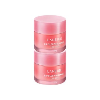 LANEIGE 兰芝 夜间保湿修护唇膜 莓果味 20g*2