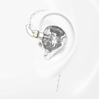SIMGOT 兴戈 EK3 入耳式挂耳式动铁有线耳机 透明色 3.5mm升级线