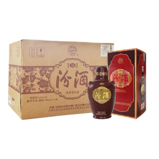 汾酒 杏花村酒 特制10 53%vol 清香型白酒 500ml*6瓶 整箱装