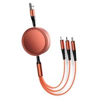 CIBOU Lightning、Micro USB、Type-C 一拖三数据线 1.2m