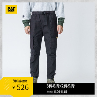 CAT 卡特 多口袋设计潮流休闲长裤 CJ3WPP21041 黑色 31