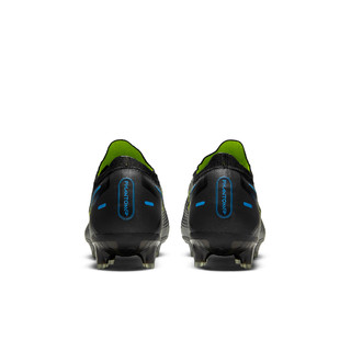 Nike耐克官方PHANTOM GT ELITE FG暗煞系列男/女足球鞋新款CK8439（40.5、090黑/黑/明黄/浅清透蓝）