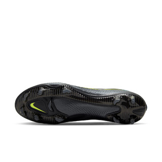Nike耐克官方PHANTOM GT ELITE FG暗煞系列男/女足球鞋新款CK8439（44.5、090黑/黑/明黄/浅清透蓝）
