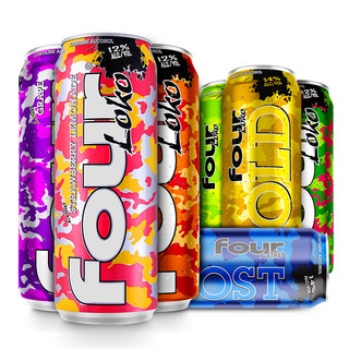 four loko 四洛克 预调鸡尾酒  蓝蛇+冰霜 695ml*2