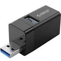 ORICO 奥睿科 迷你三合一USB集线器（USB3.0*1+USB2.0*2）