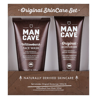 ManCave 男士护肤套装 保湿型 (洗面奶125ml+保湿乳100ml)