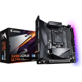 GIGABYTE 技嘉 Z490I AORUS ULTRA MINI-ITX主板（Intel LGA1200 Z490）+酷睿i7-10700K 主板CPU套装