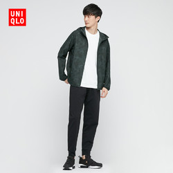 UNIQLO 优衣库 优衣库瞬间防晒 男装便携式防紫外线连帽外套(3DCUT防晒衣)437191