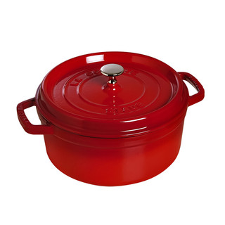 staub 珐宝 砂锅(20cm、2.2L、铸铁、樱桃红)