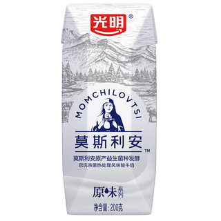 莫斯利安 风味酸牛奶 原味 200g*12盒