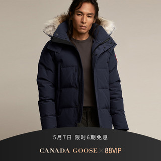 CANADA GOOSE / 加拿大鹅 Fusion Fit版 Wyndham 派克大衣 3808MA（S、67 深蓝色）