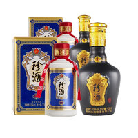 KWEICHOW ZHENJIU 珍酒 小珍五+小珍十五 53%vol 酱香型白酒 100ml*4瓶 整箱装