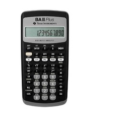 TEXAS INSTRUMENTS 德州仪器 BA II PLUS 函数金融计算器 黑色