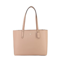 COACH 蔻驰 CENTRAL系列 女士皮革手提托特包 69424 GDEQO 榉木色 大号