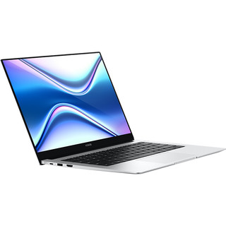 HONOR 荣耀 MagicBook X 14 2021款 十代酷睿版 14英寸 轻薄本 冰河银 (酷睿i5-10210U、核芯显卡、16GB、512GB SSD、1080P、IPS、NBR-WAH9)