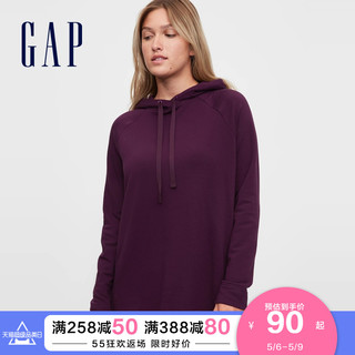 Gap 盖璞 Gap女装运动卫衣弹力套头连帽衫618440宽松式休闲运动卫衣