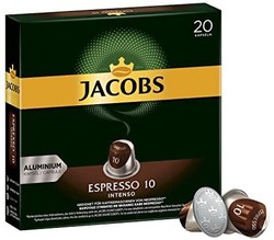 JACOBS  Espresso咖啡胶囊 强度10/12 200 Nespresso 兼容胶囊，10 x 20杯