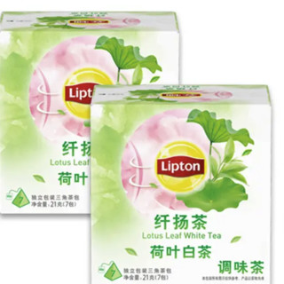 Lipton 立顿 纤扬茶 荷叶白茶 21g*4盒
